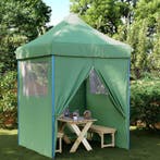 vidaXL Partytent Groen 200 x 200 x 306 cm Oxford Stof, Tuin en Terras, Partytenten, Verzenden, Nieuw, Partytent