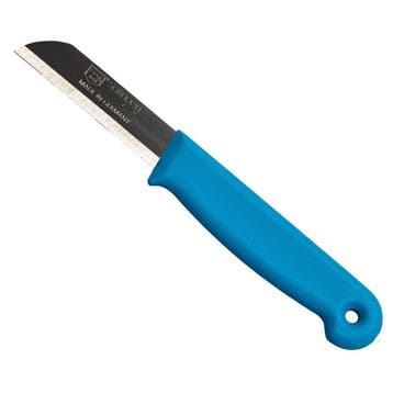 Solingen Schilmesje – RVS Glad – 16 cm met Blade Cover, Ophalen of Verzenden, Nieuw, Rvs of Chroom