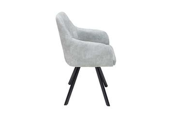 Retro design stoel LUCCA steengrijs met quilten industrieele, Ophalen of Verzenden, Nieuw