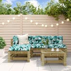vidaXL 5-delige Loungeset geïmpregneerd grenenhout, Tuin en Terras, Verzenden, Nieuw, 5 zitplaatsen, Loungeset