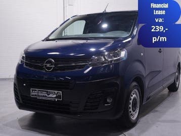 Opel Vivaro 1.5 CDTI 120 pk L2H1 Edition Airco, Cruise Contr, Gebruikt, Euro 6, Blauw, Leder en Stof