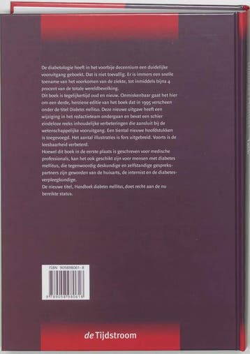 Handboek Diabetes Mellitus 9789058980618, Boeken, Verzenden, Zo goed als nieuw