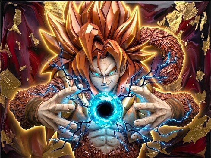 Makayhos - [Canvas L] Gogeta SSJ4 – Primitive Force, Spelcomputers en Games, Spelcomputers | Overige Accessoires