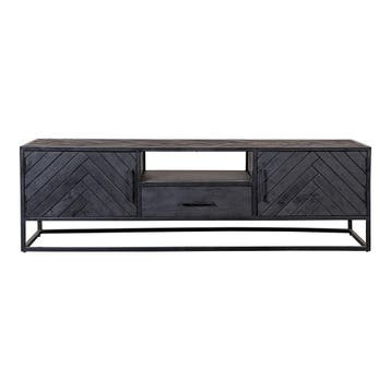 Tv-meubel Mangohout Fianna 165 cm, Verzenden, Nieuw, Overige houtsoorten, Industriële meubels