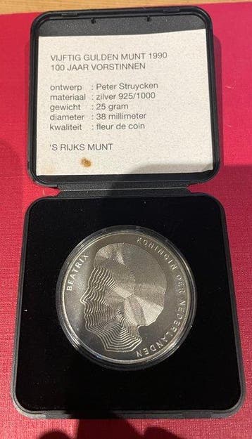 Nederland. Beatrix. 50 Gulden 1990 (Zonder minimumprijs)