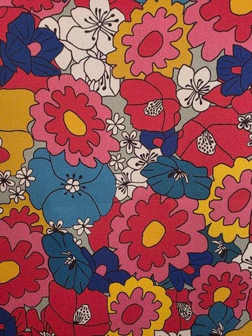 Exclusieve stof in Marimekko-stijl mood -300x280cm-