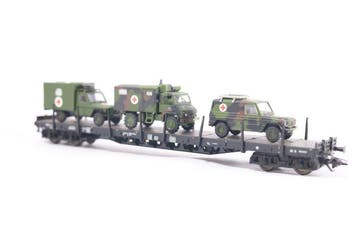 Märklin H0 - 47015 - Modeltrein goederenwagon (1) - Platte, Nieuw