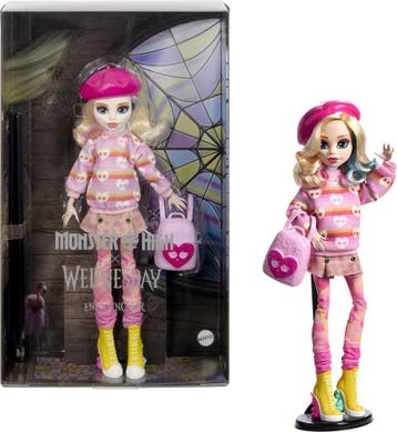Monster High Wednesday Enid Sinclair - Modepop, Kinderen en Baby's, Speelgoed | Poppen, Ophalen of Verzenden, Zo goed als nieuw