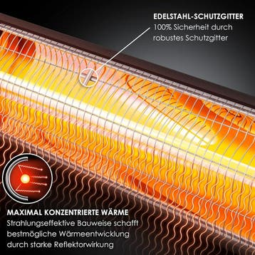 Infrarood Verwarming - Terrasverwarmer - Elektrische Heater, Verzenden, Zo goed als nieuw