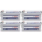 4 X Bosch T4 077 Accu 170Ah, Verzenden