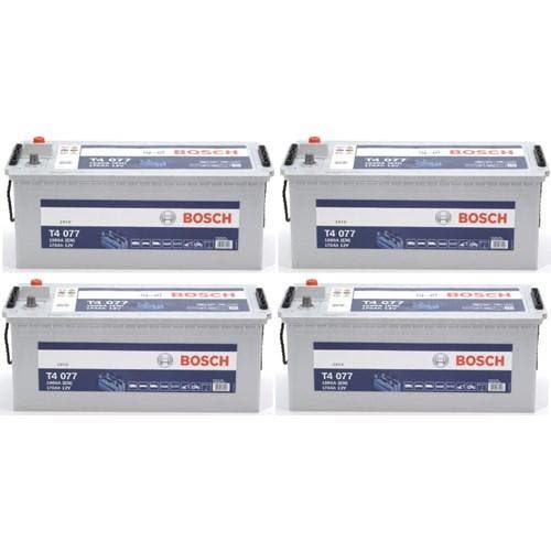 4 X Bosch T4 077 Accu 170Ah, Auto diversen, Onderhoudsmiddelen, Verzenden