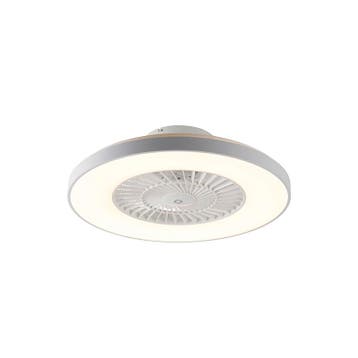 Plafondventilator wit met ster effect 60cm incl. LED, Verzenden, Nieuw, Kunststof
