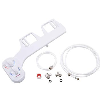 vidaXL Bidetaansluiting voor toiletbril warm/koud water, Verzenden, Nieuw