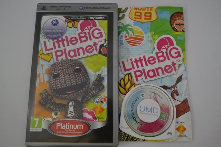 Little Big Planet - Platinum (PSP PAL), Spelcomputers en Games, Games | Sony PlayStation Portable, 1 speler, Zo goed als nieuw