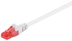 CAT 6 netwerkkabel, U/UTP, CCA-3.0 m / Wit, Ophalen of Verzenden, Nieuw