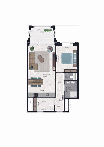 Appartement Burgemeester Stekelenburgplein in Tilburg, Tilburg, Noord-Brabant, Appartement