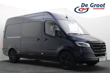 Zakelijke Lease |  Mercedes-Benz Sprinter 315 CDI L2H2 DC, Automaat, Stof, Gebruikt, Blauw