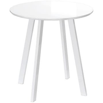 TRUUSK Ronde Eettafel - Bijzettafel - Eetkamertafel - Schuin, Verzenden, Nieuw