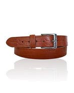 Mooie Italiaanse Riccamente Cognac Croco  riem AANBIEDING, Overige kleuren, Echt leder, Nieuw, Riem of Ceintuur
