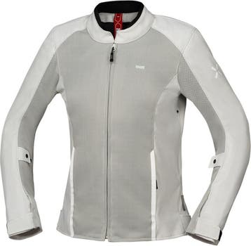 IXS Oxy-Air Mesh Dames Light Grijs Textiele Motorjas, Motoren, Kleding | Motorkleding, Nieuw met kaartje, Jas | textiel, Verzenden
