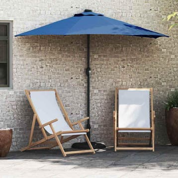 vidaXL Tuinparasol 294 x 150 x 223 cm Polyester en staal, Verzenden, Nieuw, 1 tot 2 meter