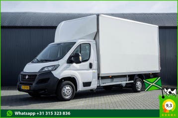 Fiat Ducato 2.3 MultiJet Bakwagen met laadklep | 141 PK |, Stof, Gebruikt, Euro 6, Wit