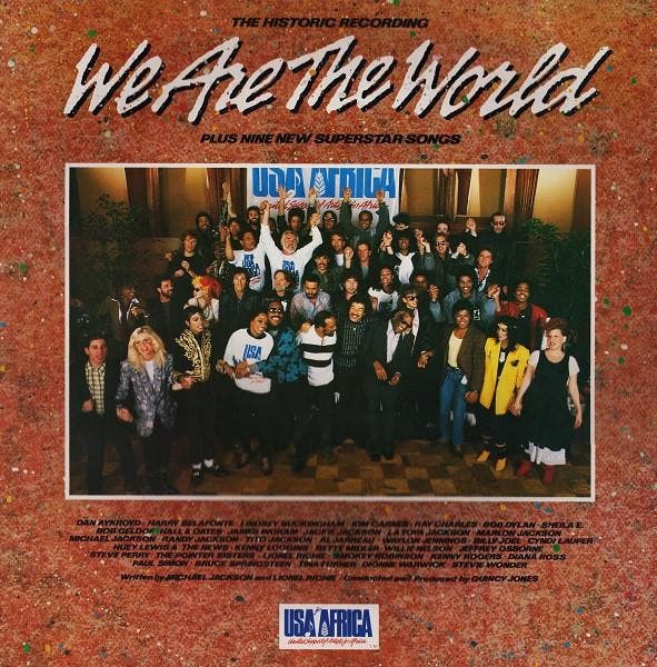 Single - USA For Africa - We Are The World, Cd's en Dvd's, Vinyl | Pop, Verzenden