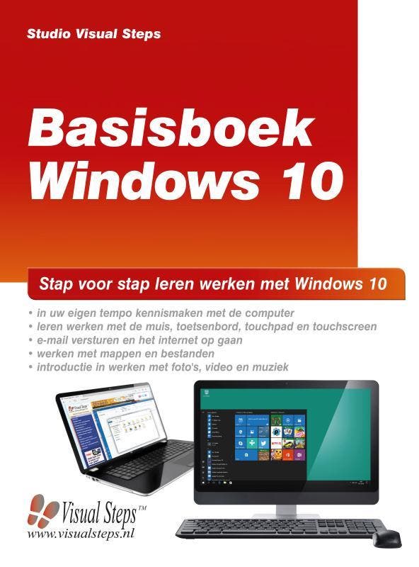 Basisboek Windows 10 9789059054912 Studio Visual Steps, Boeken, Informatica en Computer, Gelezen, Verzenden