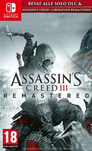 Assassins Creed III Remastered (Nieuw) (Switch Games), Spelcomputers en Games, Ophalen of Verzenden, Nieuw