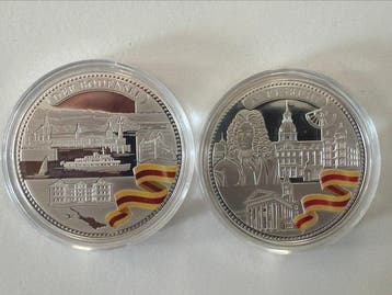 Duitsland. Silver medal Karlsruhe und Bodensee - 2 x 14,66g