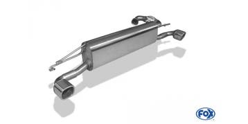 FOX Smart Fortwo 453 einddemper cross exit rechts/links incl, Verzenden, Nieuw