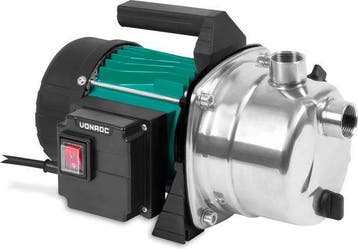2dekans | VONROC Beregeningspomp / Waterpomp 1000W - 3500l/u, Ophalen of Verzenden, Zo goed als nieuw