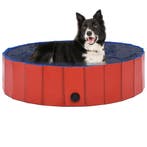 vidaXL Hondenzwembad inklapbaar 120x30 cm PVC rood, Dieren en Toebehoren, Verzenden, Nieuw