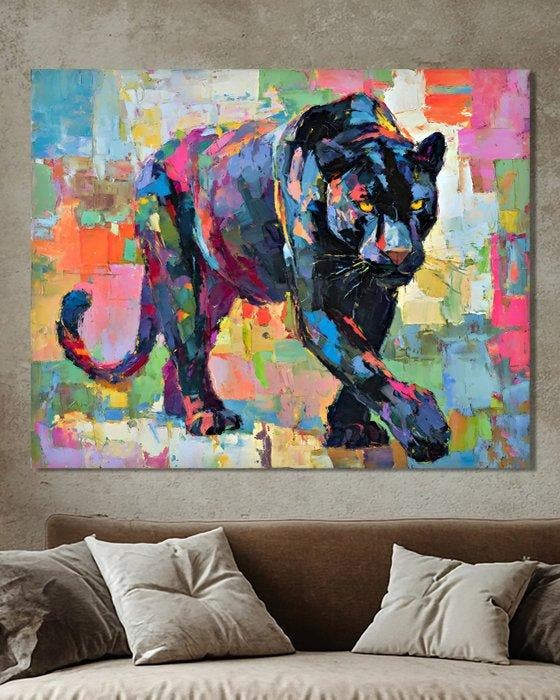 Michael Mey - Vivid Panther - XL, Antiek en Kunst, Kunst | Designobjecten