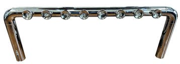 Showroommodel: Tapzuil Rainbow 8 kraans chrome met 69mm, Ophalen of Verzenden
