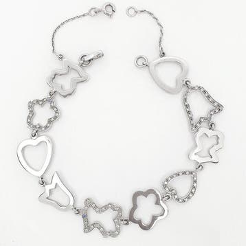 Tous - Armband - Ares - 18 karaat Witgoud - 0.53ct. tw., Nieuw