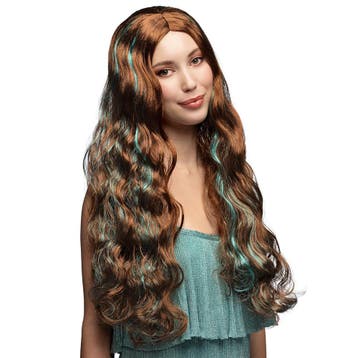 Pruik Fantasy Fairy Bruin, Ophalen of Verzenden, Nieuw