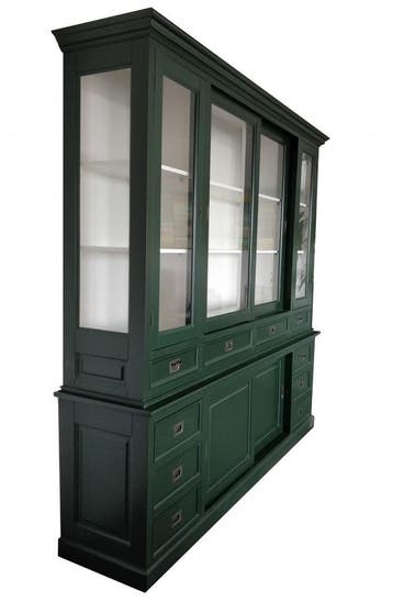 Buffetkast olijfgroen Eelde 225cm, Ophalen of Verzenden, Nieuw