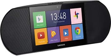 Internetradio met wifi - Android Radio - Zwart - Lenco, Audio, Tv en Foto, Verzenden, Zo goed als nieuw