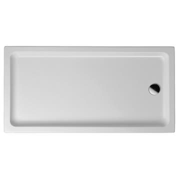 Douchebak Rechthoek BWS Acrylic 120x80x4 cm Wit, Ophalen of Verzenden, Nieuw, Douche
