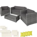 Wicker lounge München met aluminium frame incl. kussenhoezen, Tuin en Terras, Verzenden, Nieuw