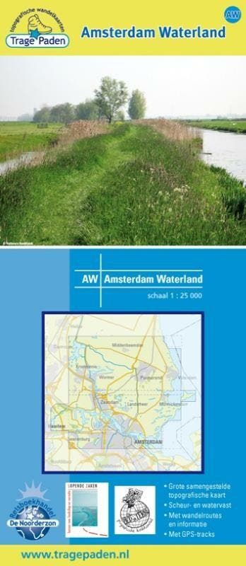 Amsterdam waterland / Trage Paden / AW 9789081396103, Boeken, Verzenden, Gelezen, Leon Receveur