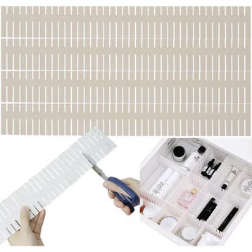 Ruhhy Lade organizer 4 stuks beige verstelbaar en knipbaa..., Ophalen of Verzenden, Nieuw