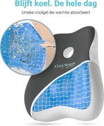 2dekans | CozySense® Rugsteun - Verstelbaar Rugkussen, Ophalen of Verzenden, Zo goed als nieuw, Zwart