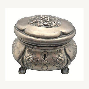 Etrogdoos - Zilver - 1850-1900 - W. Luther, Warschau, 1875