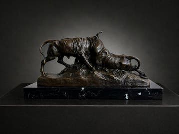 Naar J.B. Auguste Clésinger - sculptuur, Monumentale Bronzen, Antiek en Kunst
