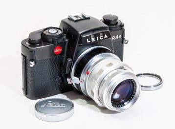 Leitz Leica R4s mod. 2 met Elmarit 2,8/90 mm Analoge camera