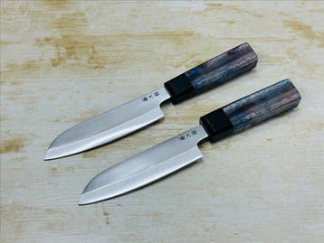 Keukenmes - Santoku - Handafgewerkt Japans
