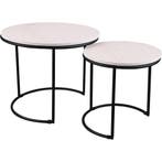 Bijzettafel - Livion Dorina - 2 stuks Bijzettafeltjes -, Ophalen of Verzenden, Nieuw