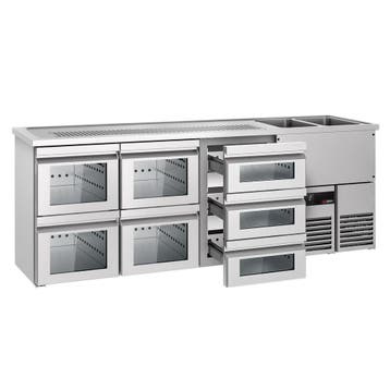 GGM Gastro | Bierkoeling PREMIUM - 2500x700mm - 7 laden |, Verzenden, Nieuw in verpakking